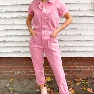 NWT! Pistola Grover Field Jumpsuit - Ash Rose